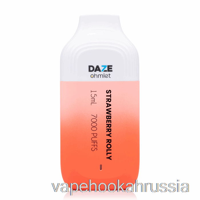 Vape Russia 7 Daze Ohmlet 7000 одноразовый клубничный рулет